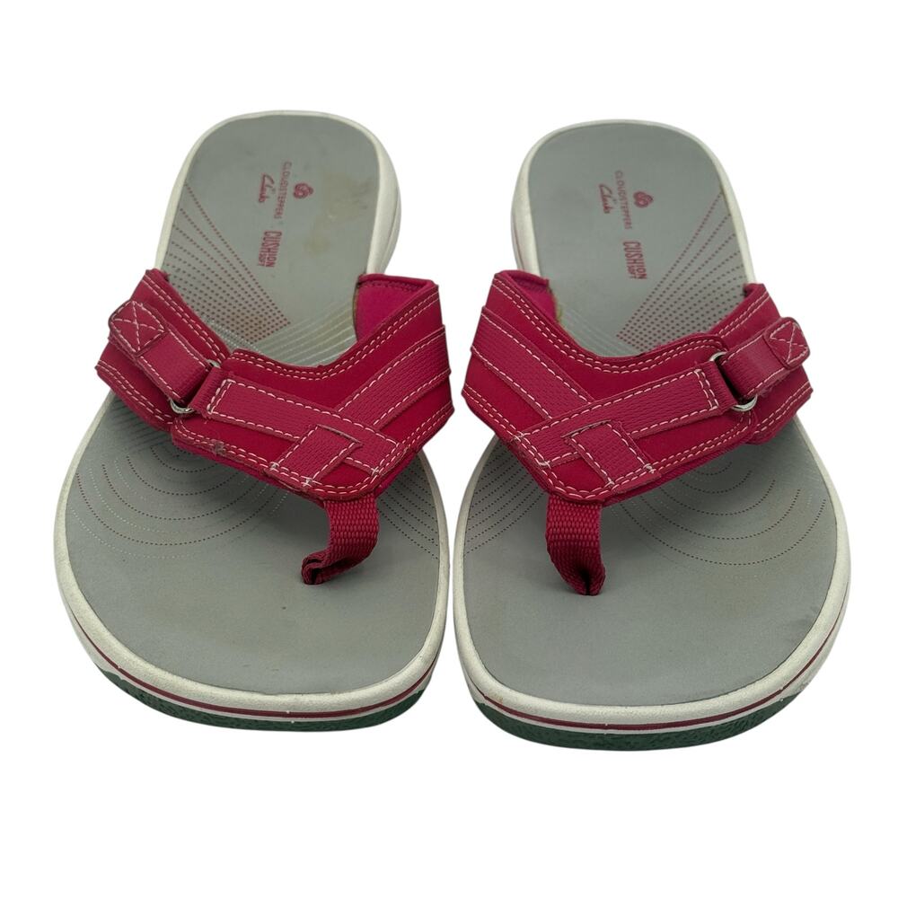 Clarks Cloud Steppers Pink Sandals Womens 8M Shoes